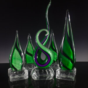 Furnace Sculpted Glass and Coldworked Glass</br>2020