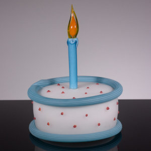 Furnace Blown Glass<br>9 x 9 x 13&rdquo;<br>2024