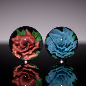 Torchworked Glass<br>1.5&rdquo; Each<br>2024