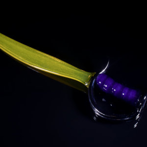 Furnace Blown Glass<br>18 x 5 x 3&rdquo;<br>January 2024