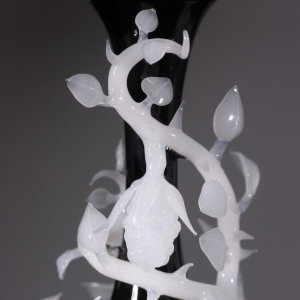 Torchworked Glass</br>6 x 6 x 16&rdquo;</br>2025