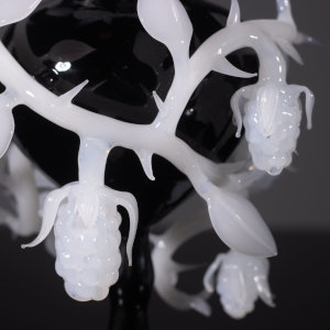 Torchworked Glass</br>6 x 6 x 16&rdquo;</br>2025