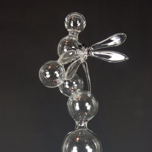 Torchworked Glass</br>4 x 4 x 22&rdquo;</br>2023