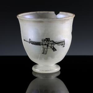 Glass & Enamel</br>6 x 6 x 6&rdquo;</br>2021