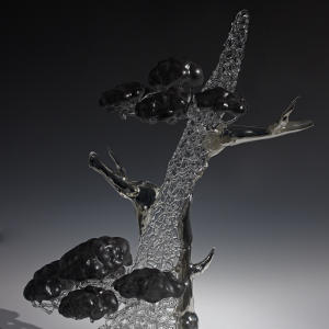 Mirrored Torchworked Glass and Enamel</br>2015