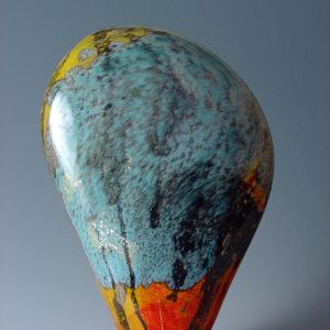 Glass and Enamel Paint</br>13.5 x 9.5 x 4&rdquo;</br>2008