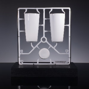 Furnace Blown & Torchworked Glass, Enamel</br>13 x 5.5 x 14&rdquo;</br>2025
