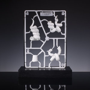 Furnace Blown & Torchworked Glass, Enamel</br>26 x 16 x 18&rdquo;</br>2025