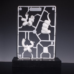 Furnace Blown & Torchworked Glass, Enamel</br>26 x 16 x 18&rdquo;</br>2025