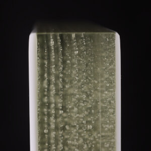 Cast Glass Block & Oil Paint</br>10 x 1.5 x 6.5&rdquo;</br>2025
